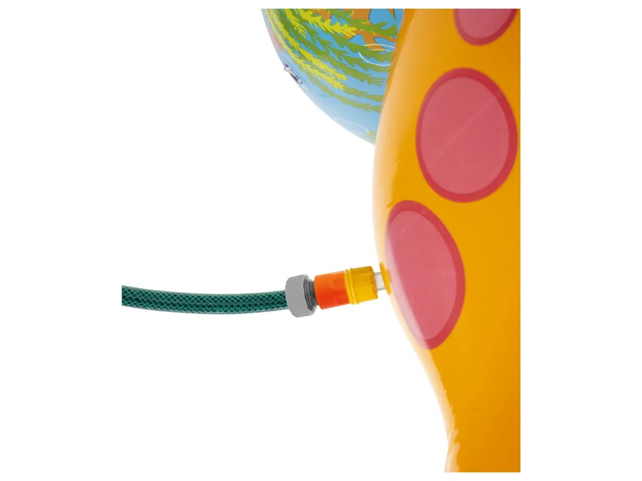 Gioco gonfiabile con spruzzatore d'acqua