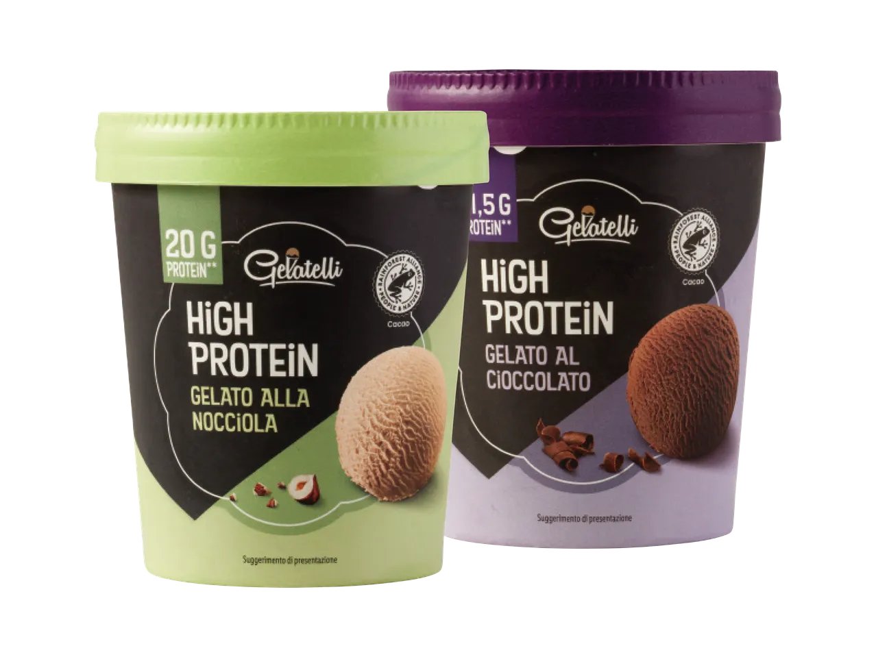 Gelato high protein