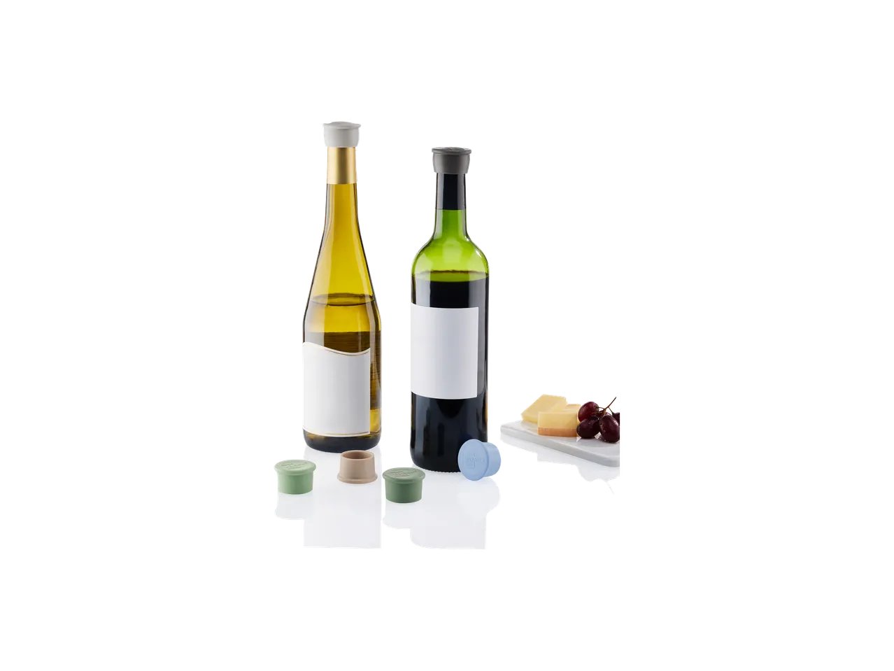 Segnabicchieri, cannucce o tappi riutilizzabili