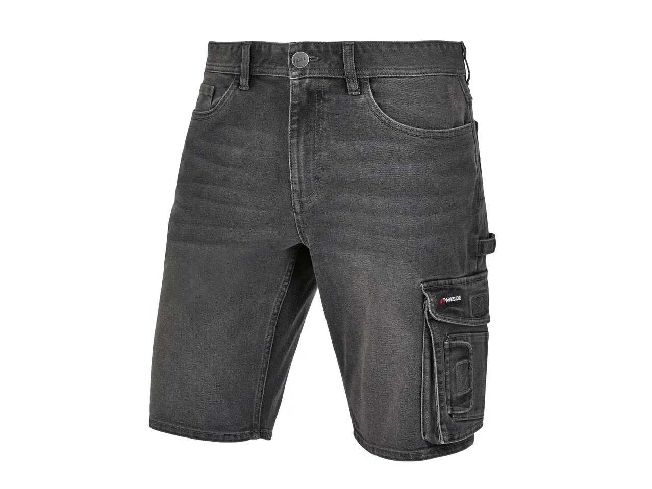 Pantaloni corti in jeans da lavoro per uomo