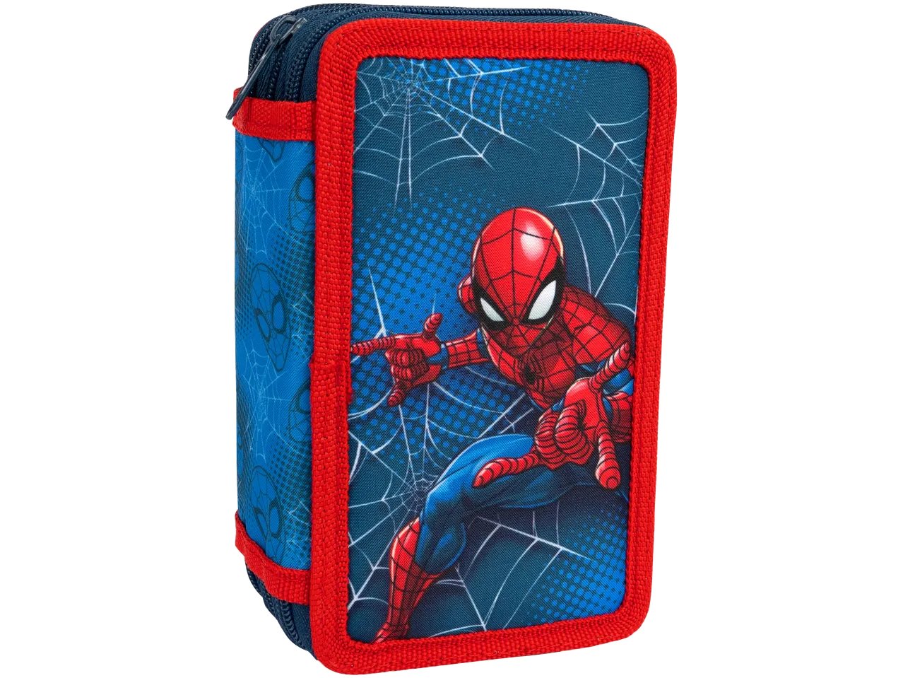 Astuccio a tre cerniere "Jurassic World, Frozen, Spiderman, Lilo & Stitch"