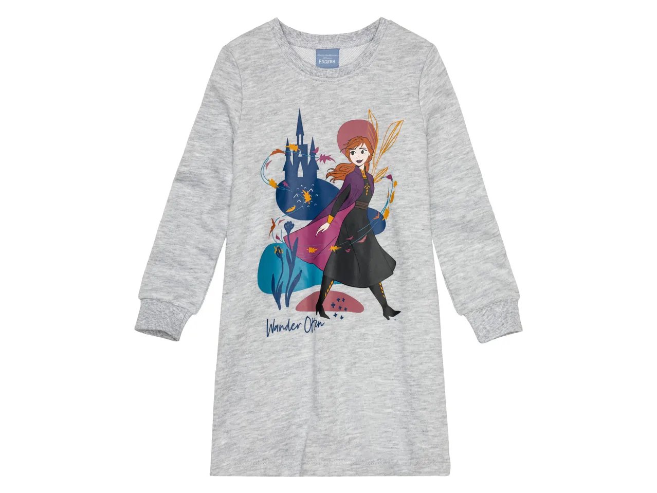 Vestito felpa da bambina "Frozen"