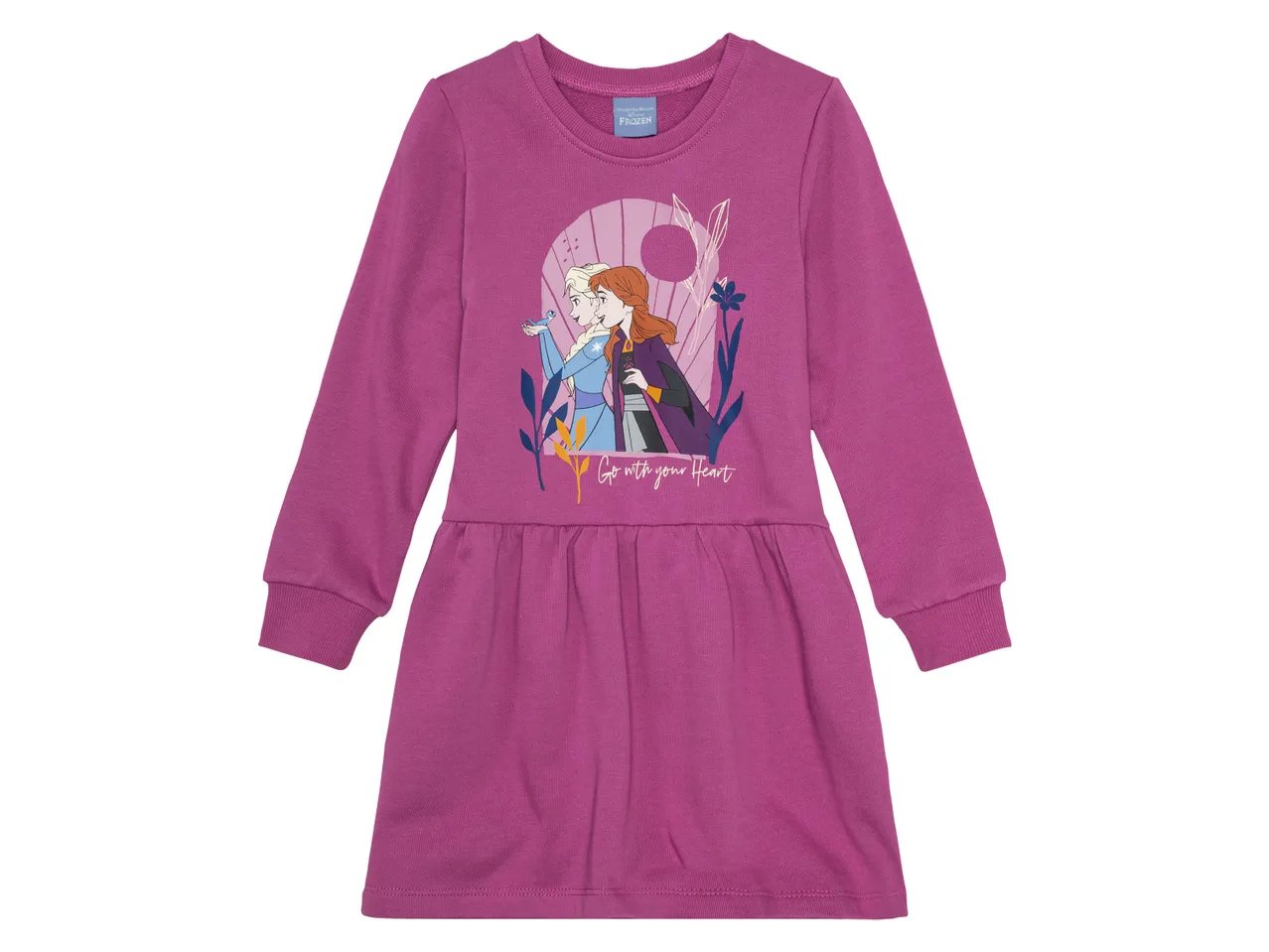 Vestito felpa da bambina "Frozen"