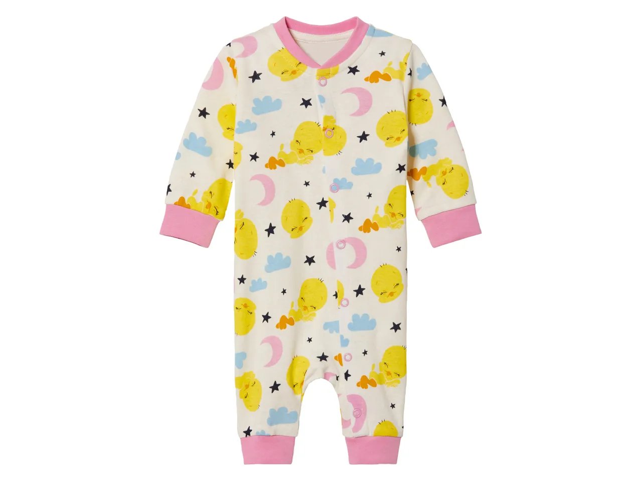 Pigiama intero da neonata "Looney Tunes"