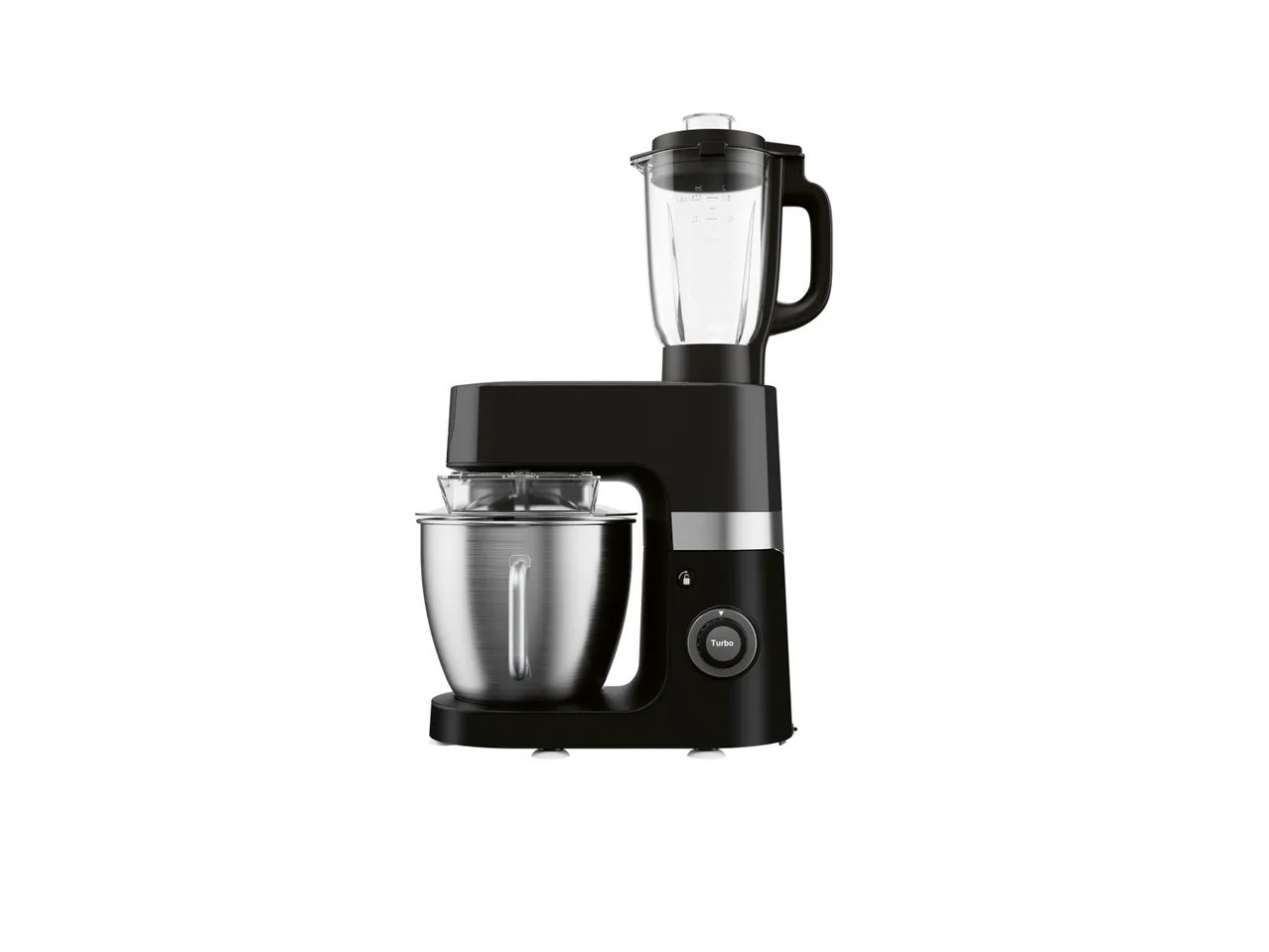 Impastatrice planetaria con inserto mixer, nera