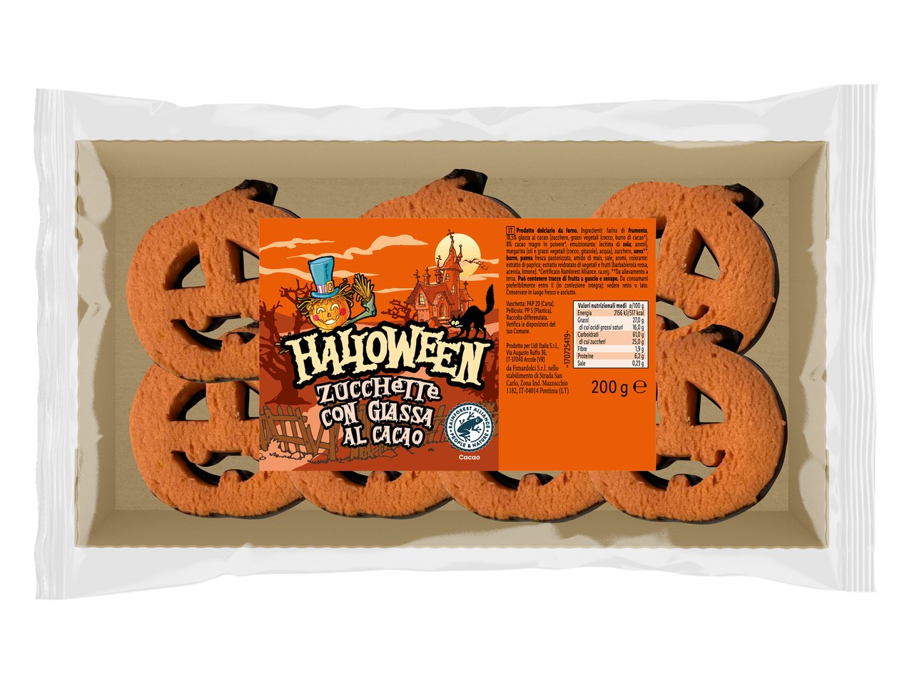 Biscotti a forma di zucca