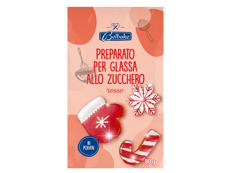 Preparato per glassa allo zucchero