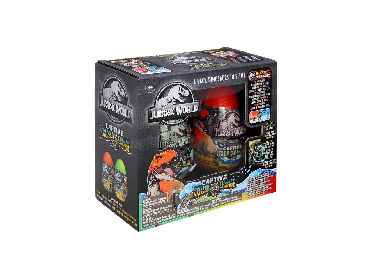 Slime con dinosauri, 1 o 2 pezzi