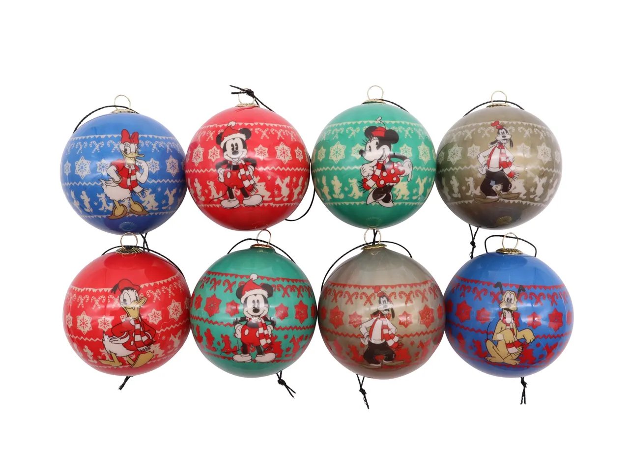Set palline natalizie "Marvel, Frozen, Mickey Mouse", 8 pezzi
