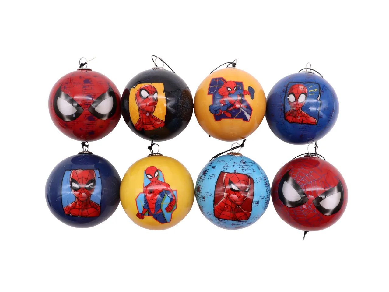 Set palline natalizie "Marvel, Frozen, Mickey Mouse", 8 pezzi