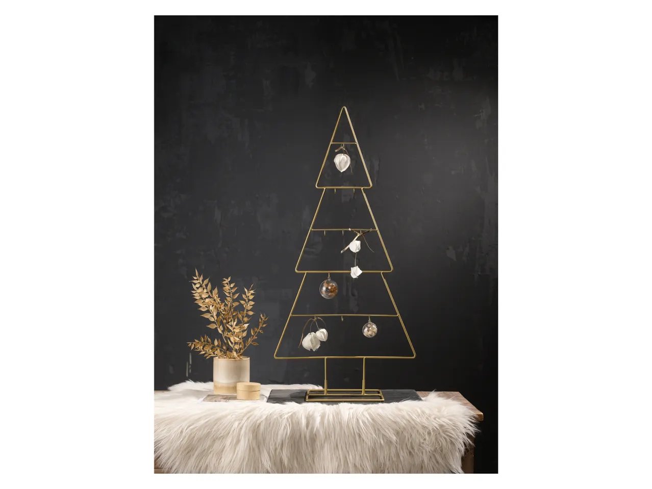 Albero di Natale stilizzato con gancio portalumini