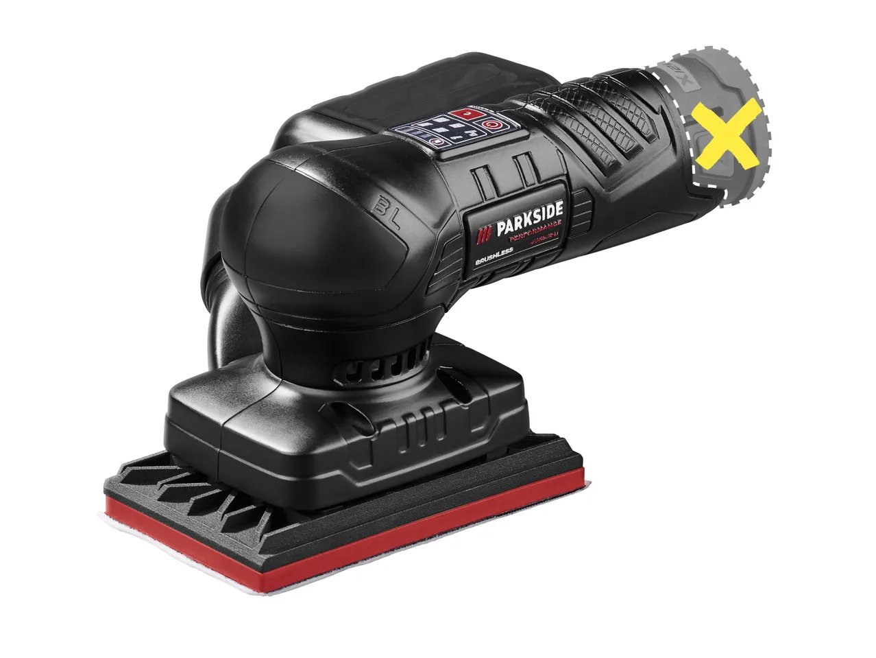 Smerigliatrice orbitale o eccentrica ricaricabile