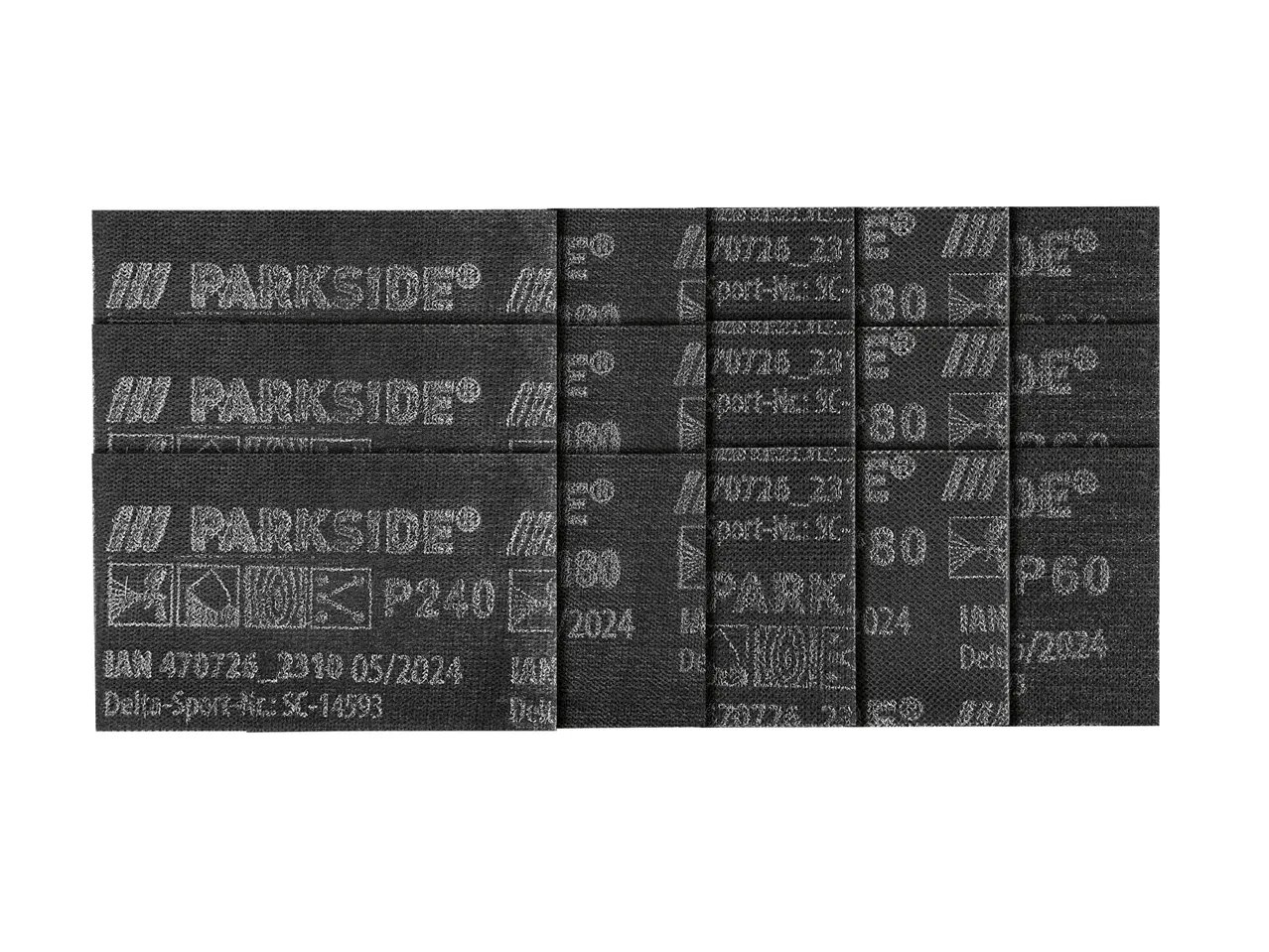 Carta abrasiva per levigatrice orbitale