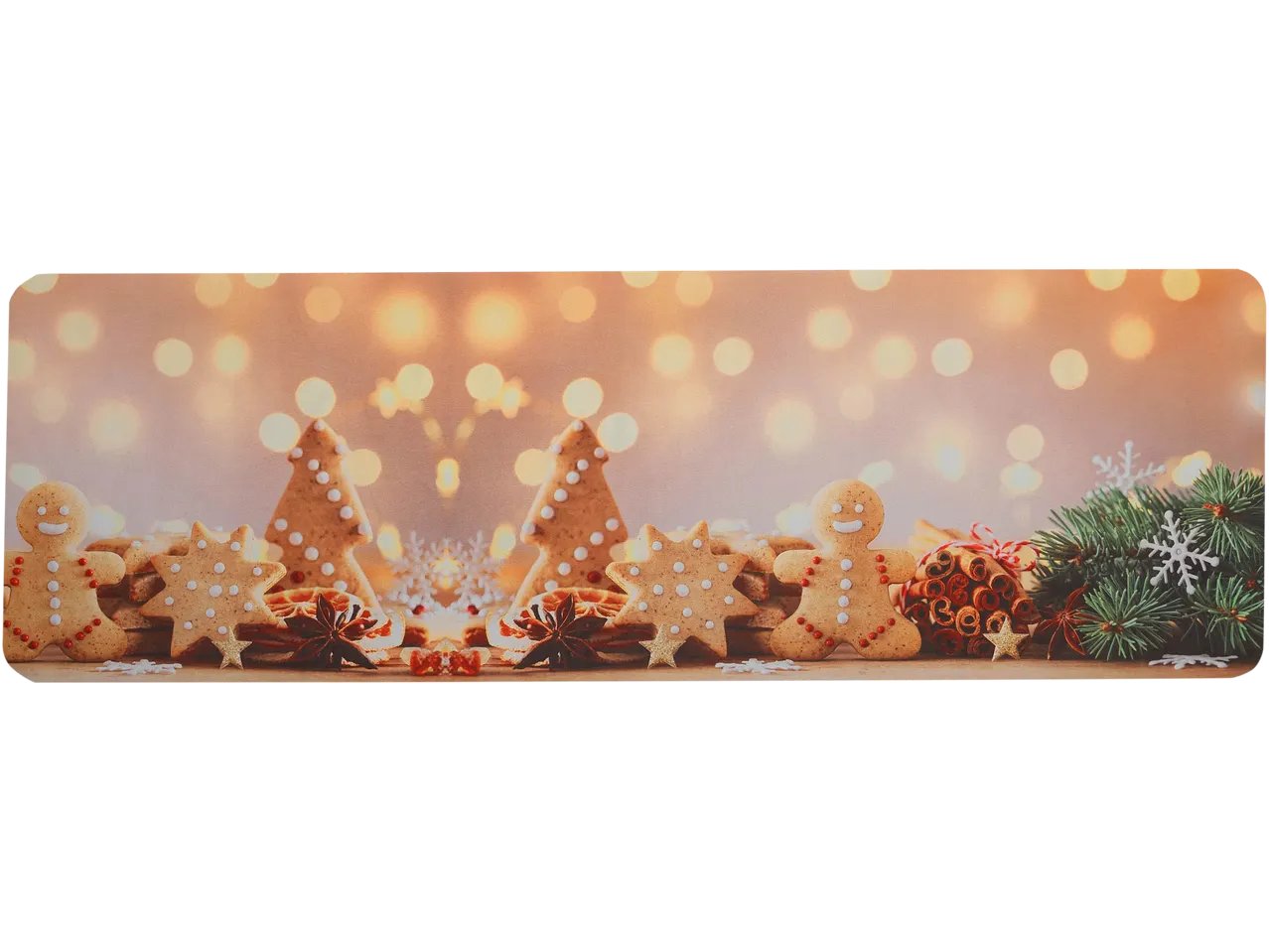 Tappeto natalizio da cucina, 50x150 cm