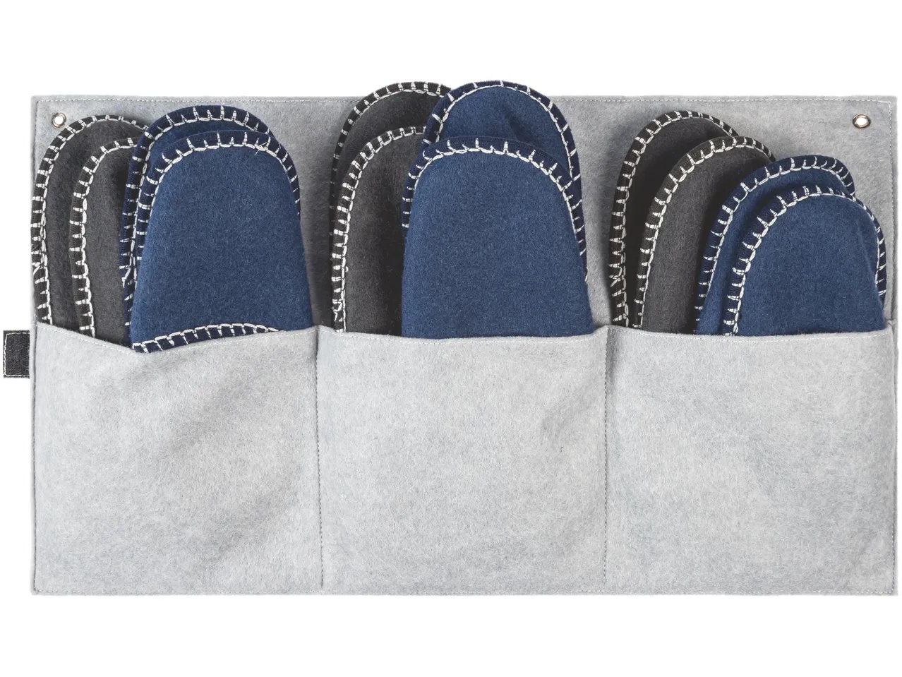 Set pantofole per ospiti, 6 paia