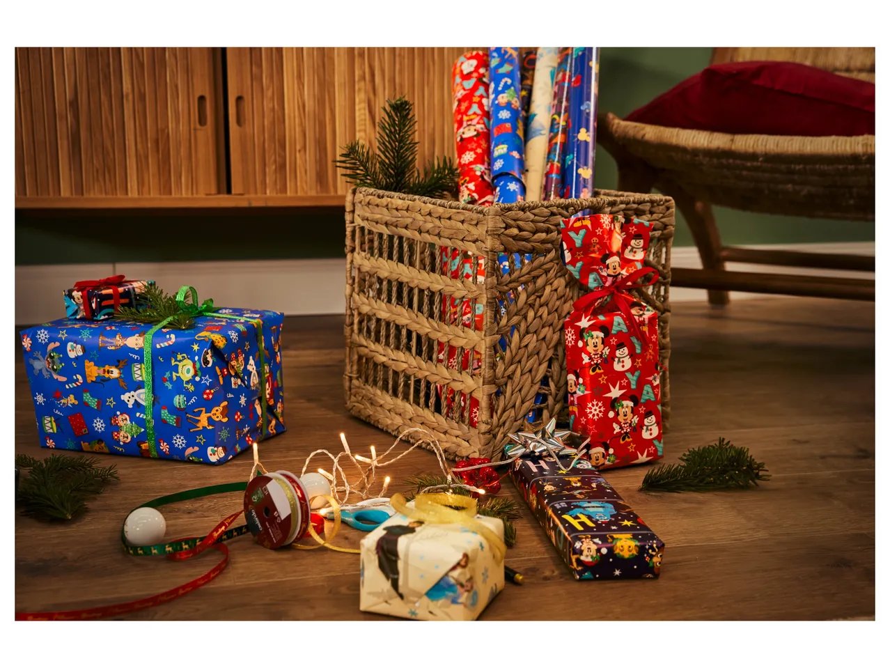 Rotolo carta da regalo “Disney, Marvel”, 10 m x 70 cm