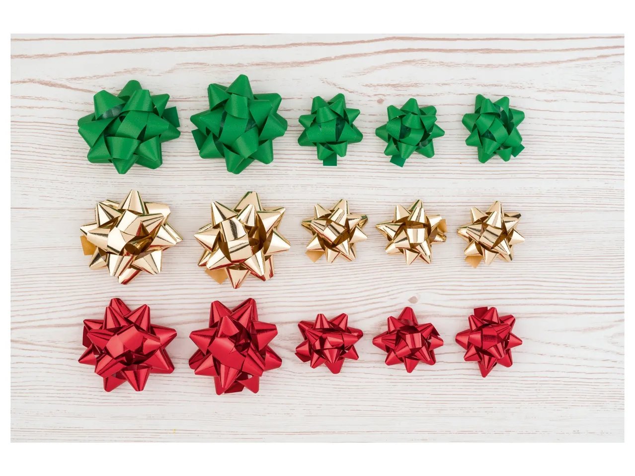 Set nastri o coccarde regalo, 6 o 15 pezzi