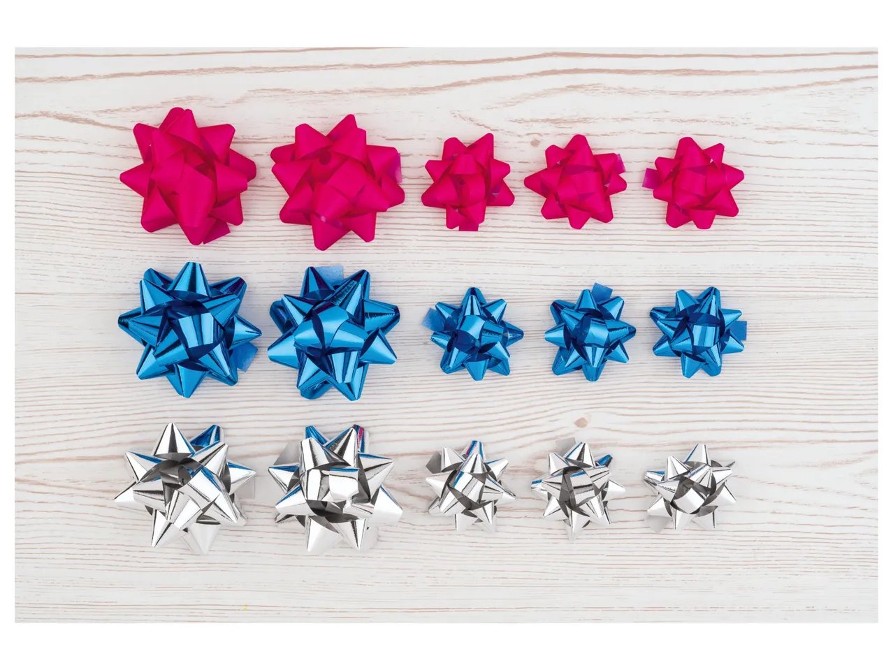 Set nastri o coccarde regalo, 6 o 15 pezzi