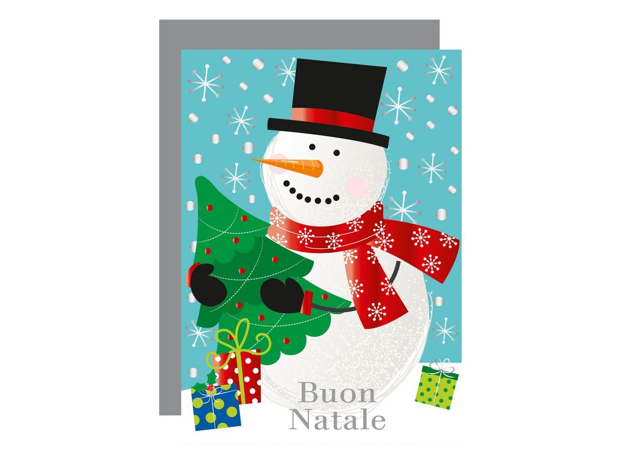 Biglietto di auguri natalizi con effetto sonoro