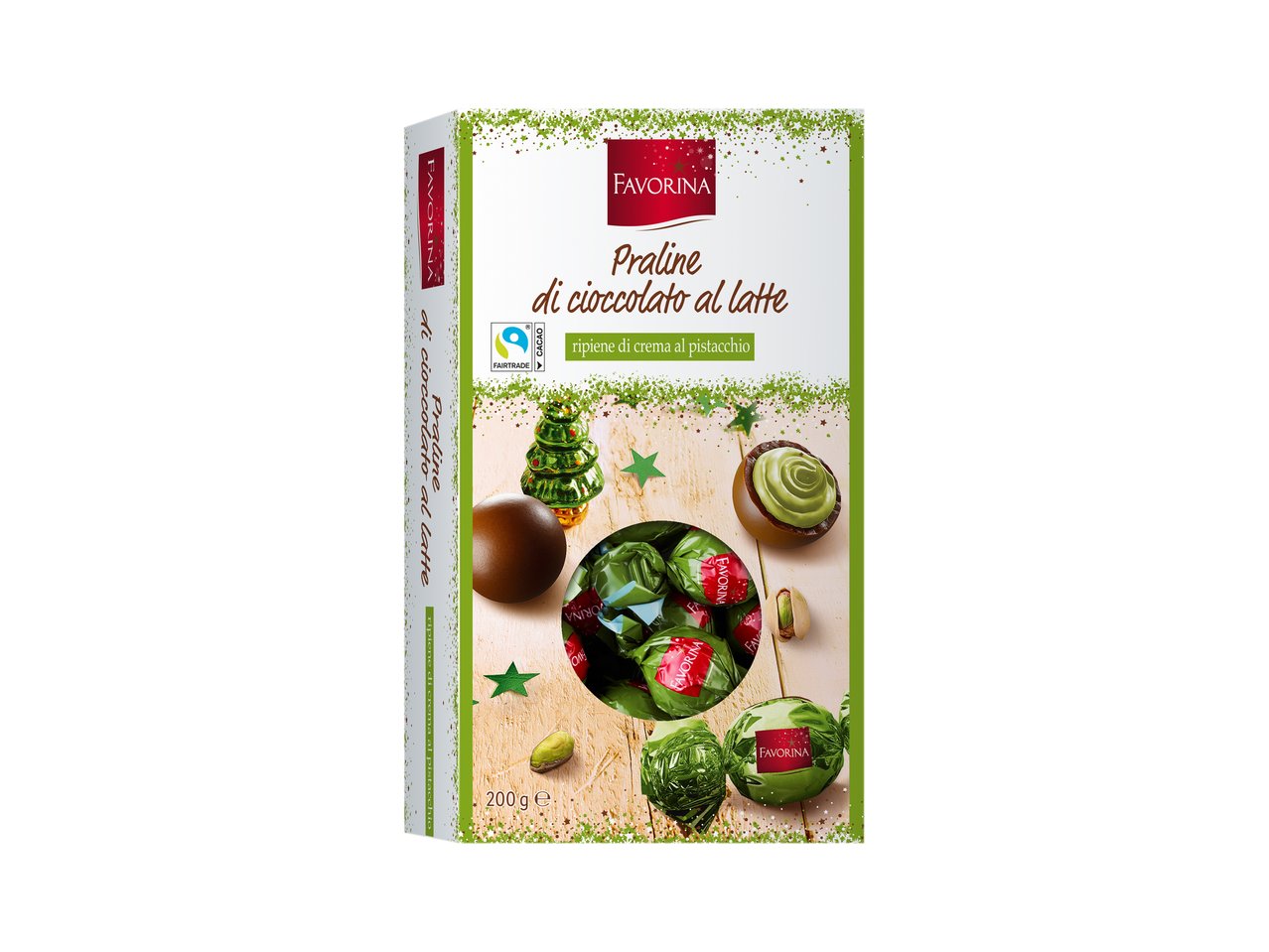 Praline ripiene al pistacchio