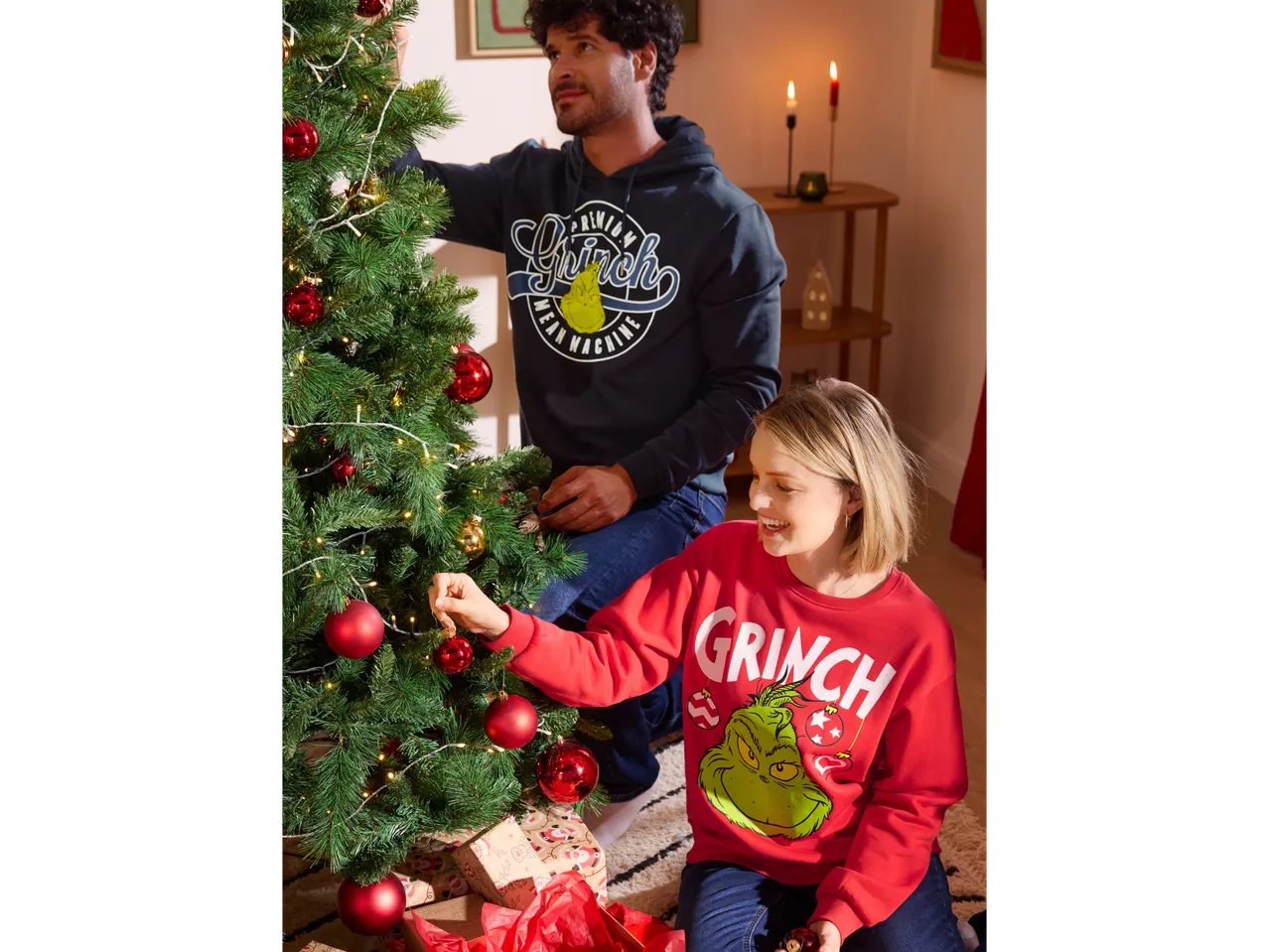 Felpa da uomo “Grinch”