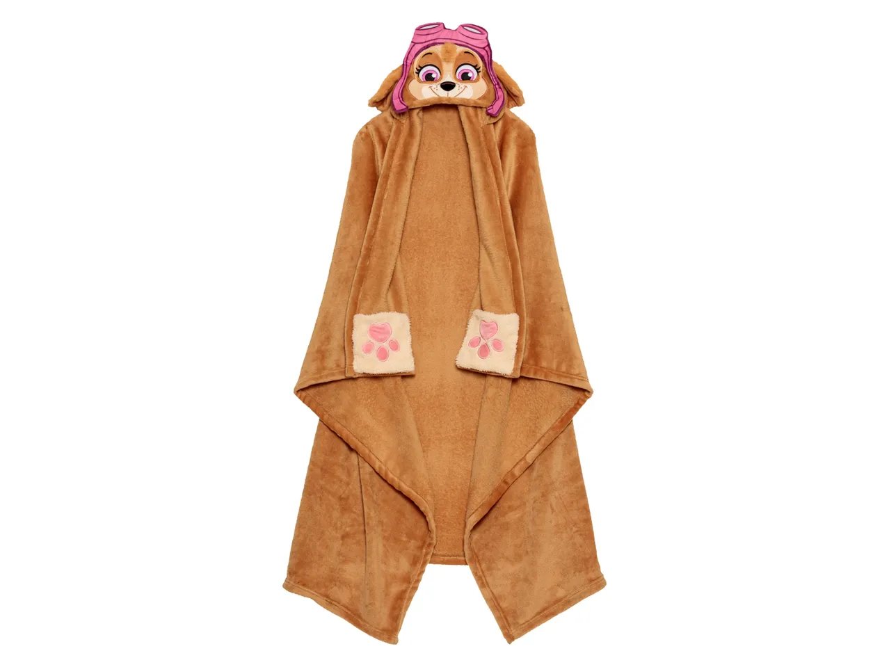 Coperta con cappuccio “Gabby’s Dollhouse, Paw Patrol”