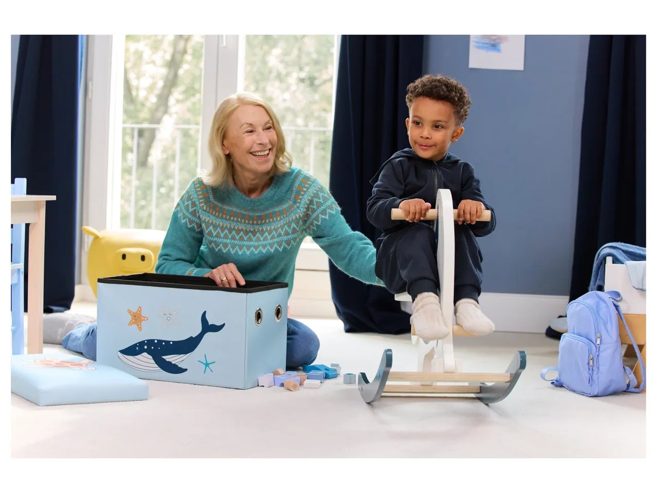 Bicicletta senza pedali o dondolo in legno