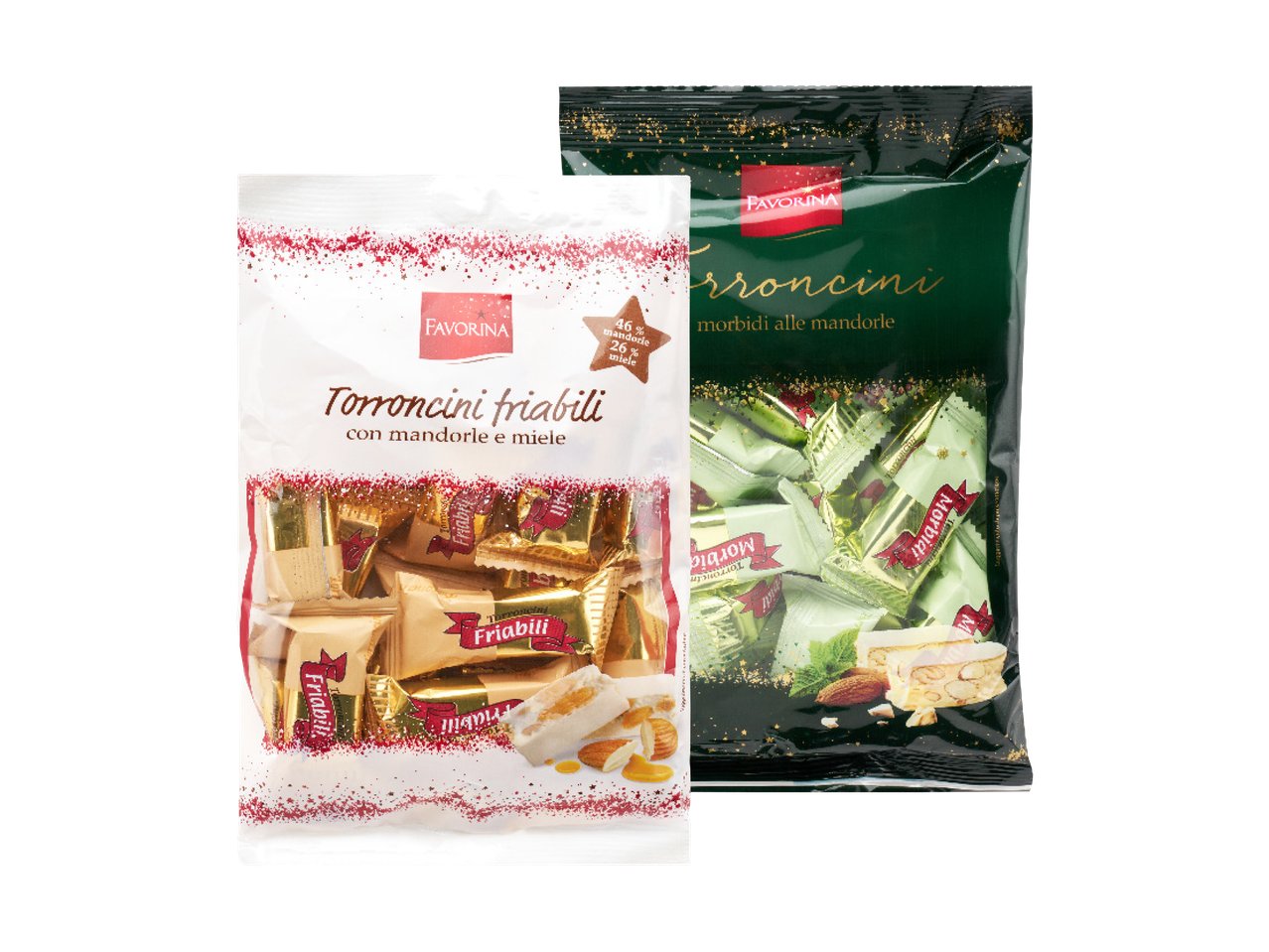 Torroncini friabili o morbidi
