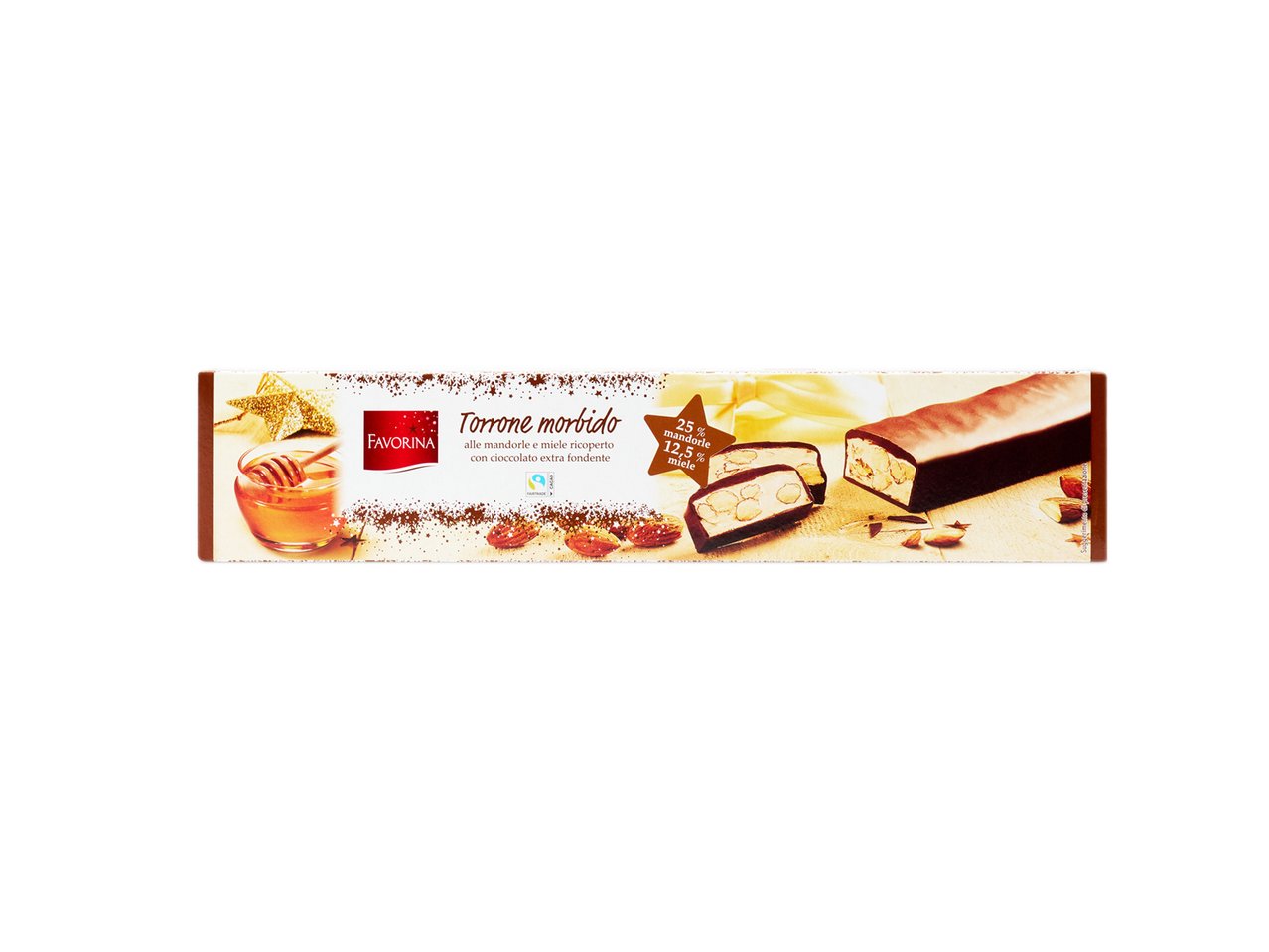 Torrone morbido ricoperto di cioccolato