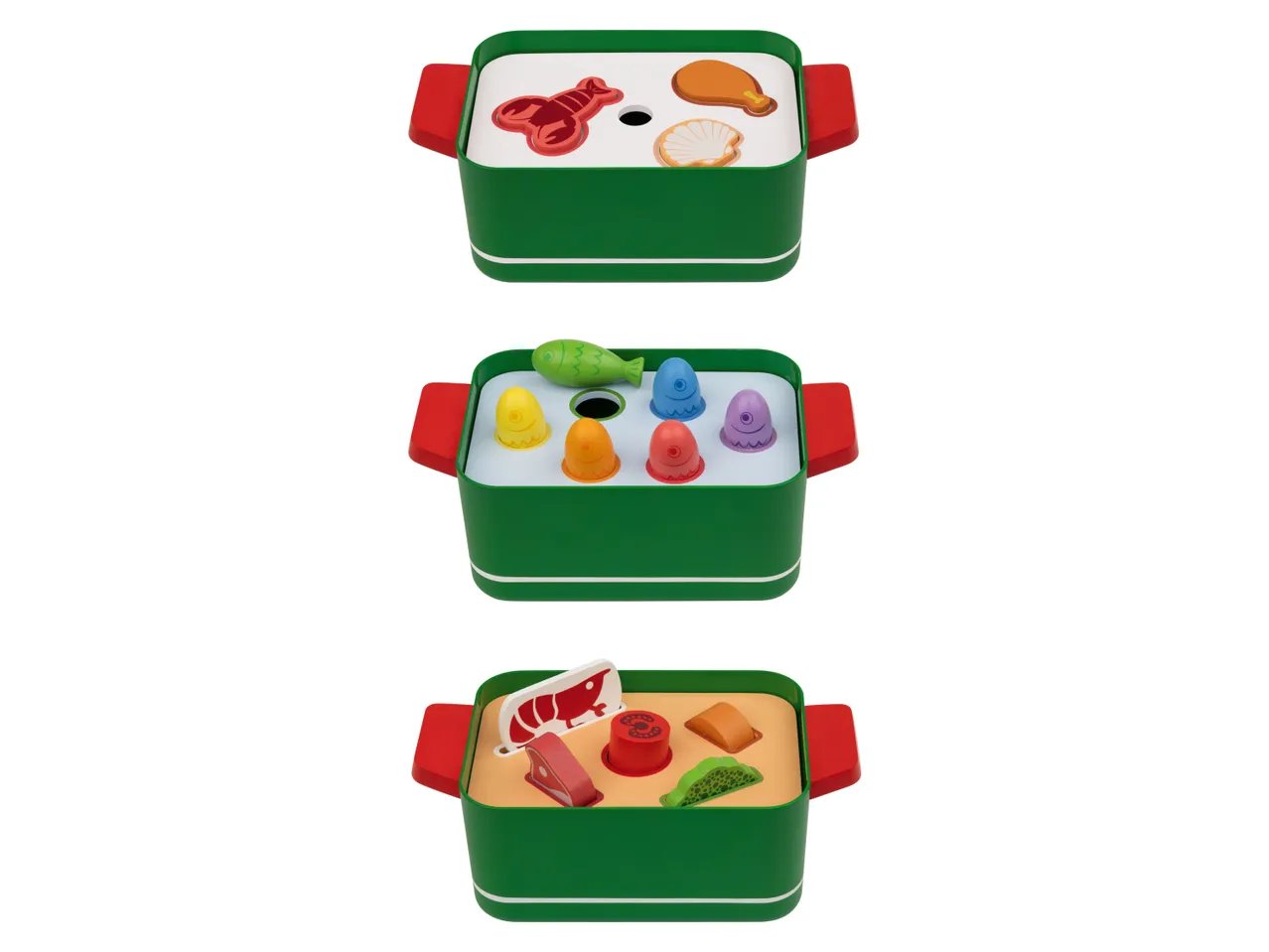 Gioco bilancia o pentola in legno