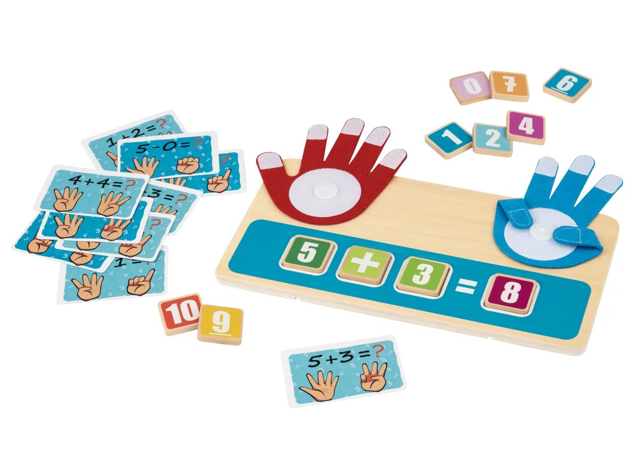 Gioco educativo Montessori “Contare, Bruco, Parcheggio o Dinosauro”