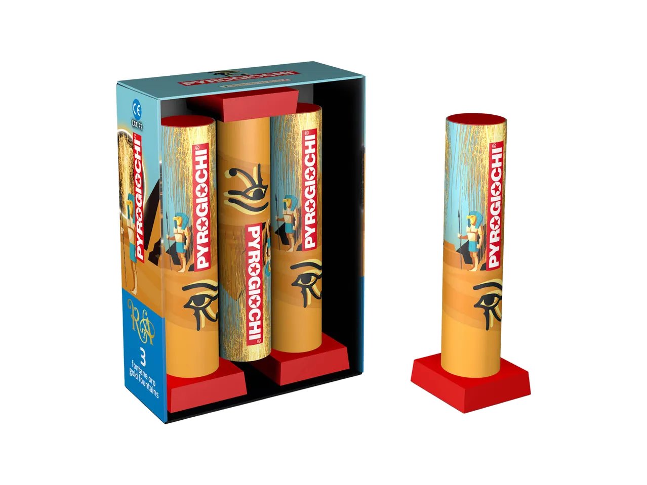 Fontana “RA”, 3 pezzi