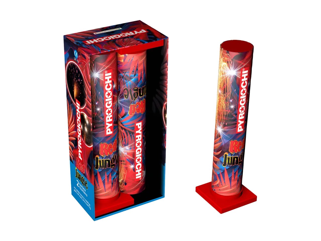 “RED JUNGLE”, 2 pezzi