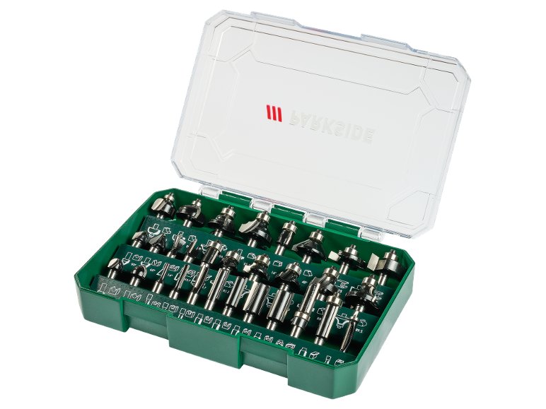Set bit per fresatrice, 30 pezzi