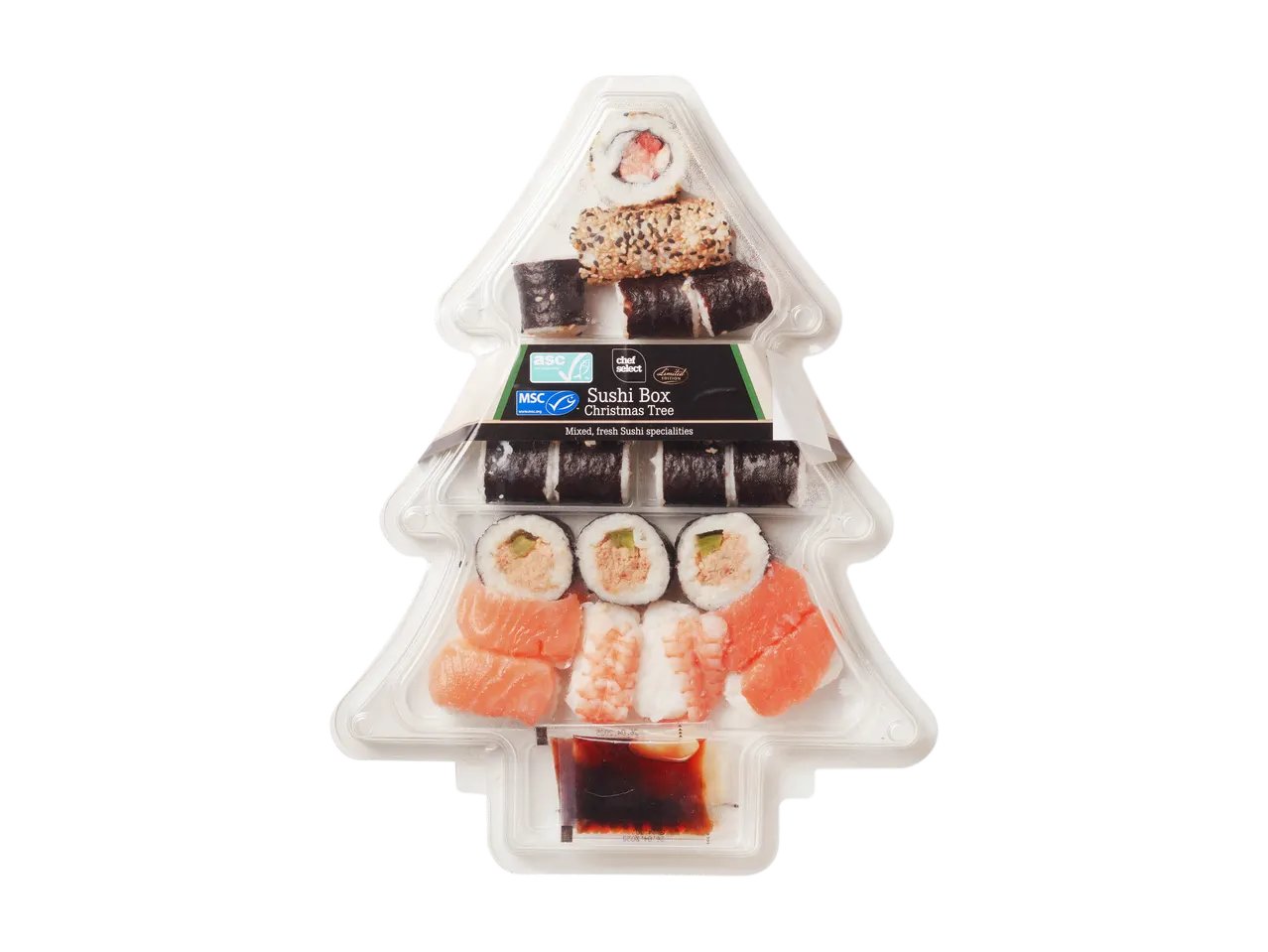 Sushi albero di Natale