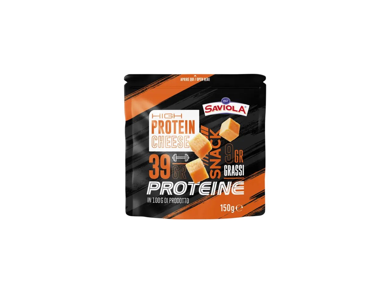 Formaggio a cubetti high protein