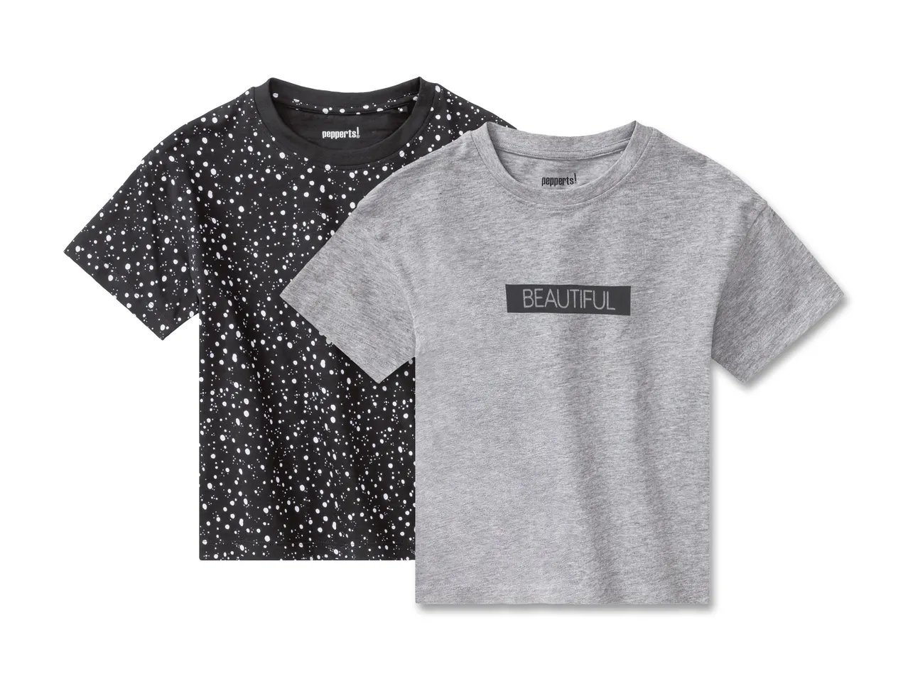 T-shirt da bambina, 2 pezzi