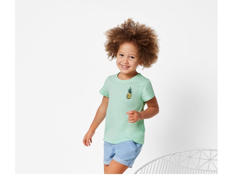 T-shirt da bambina, 2 pezzi