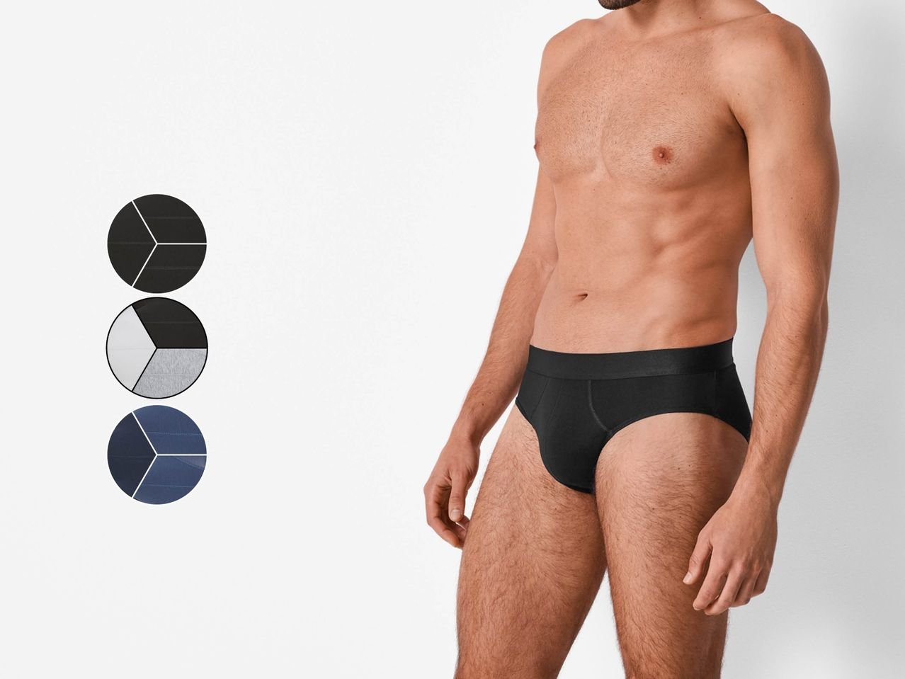 Slip o boxer da uomo, 3 pezzi