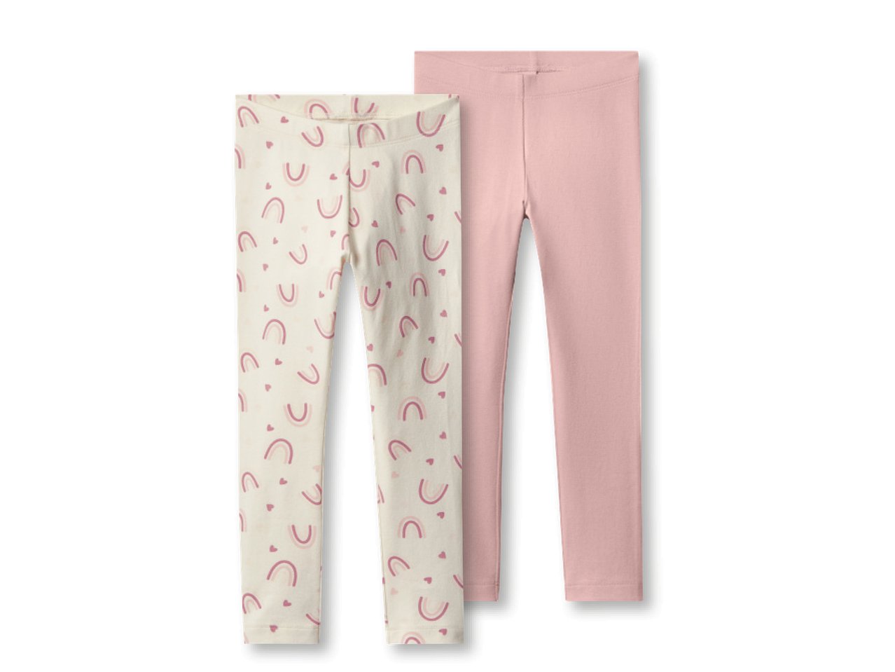 Leggings da bambina, 2 pezzi