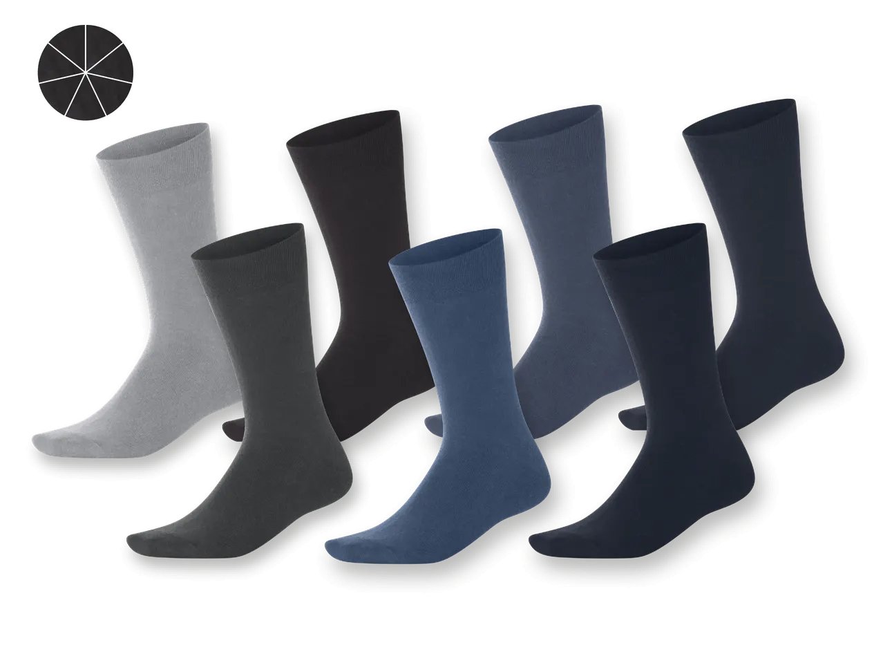 Calze da uomo, 7 paia