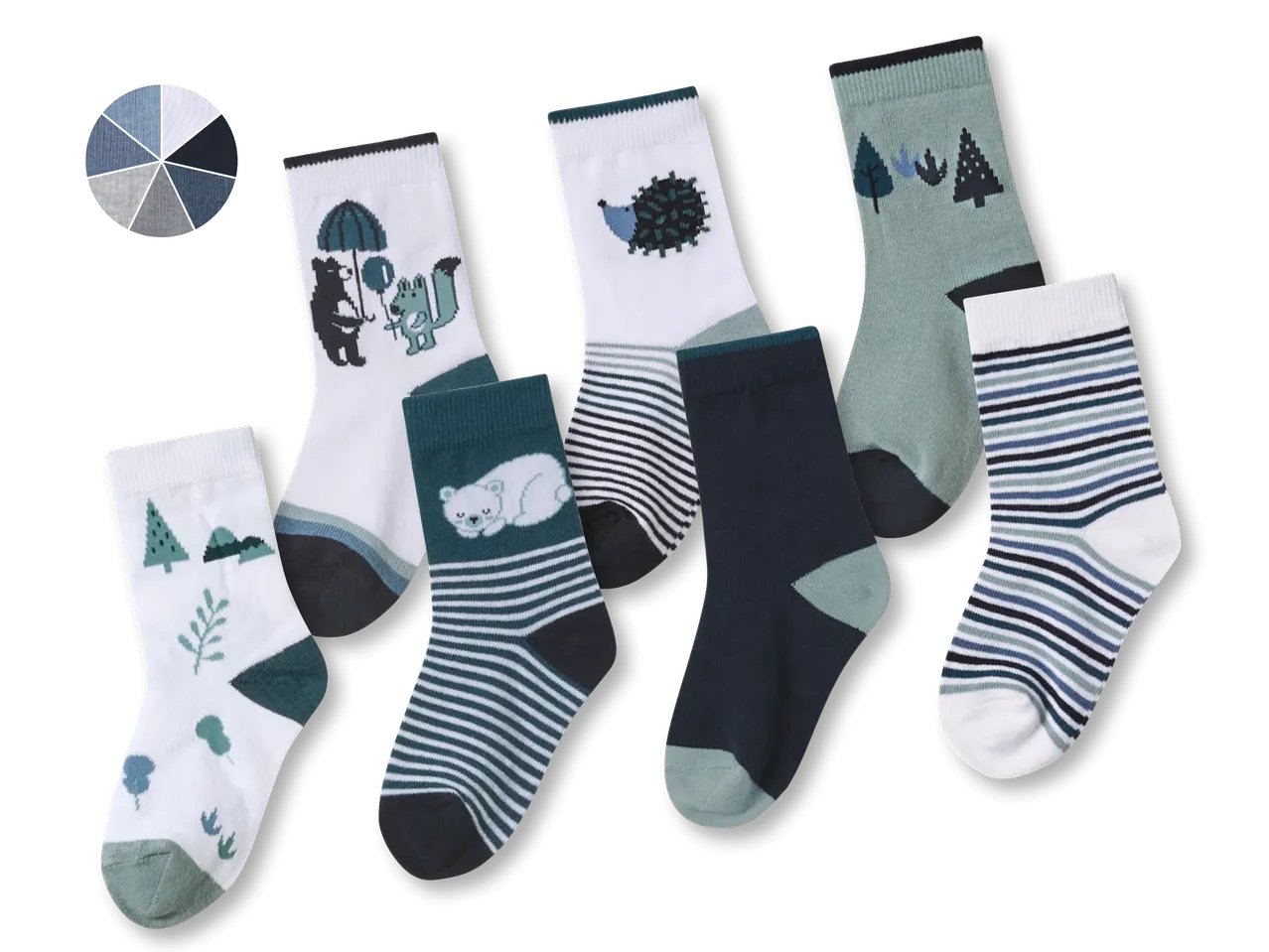 Calze da bambino, 7 paia