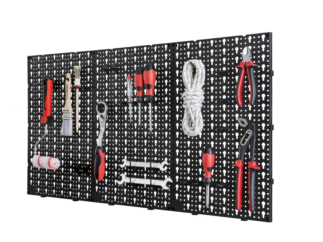 Pannello organizer da parete, 30 pezzi