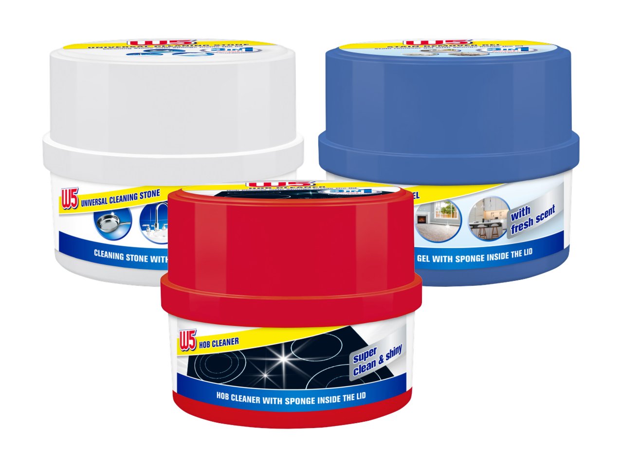 Smacchiatore gel o pasta detergente