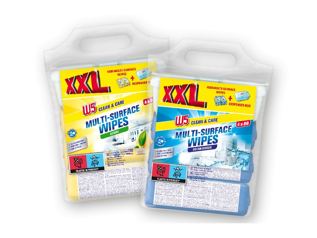 Salviette detergenti multiuso