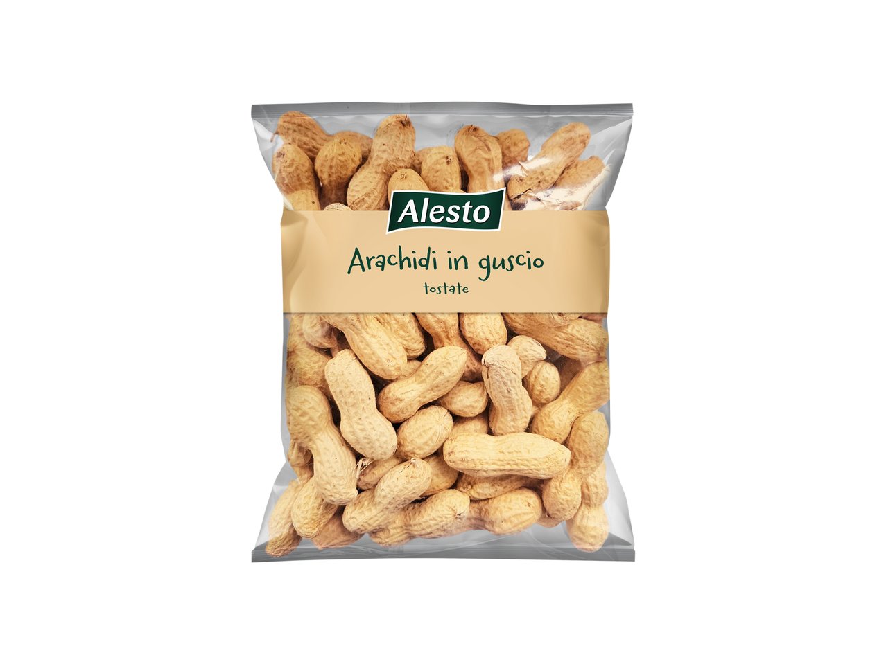 Arachidi in guscio tostate