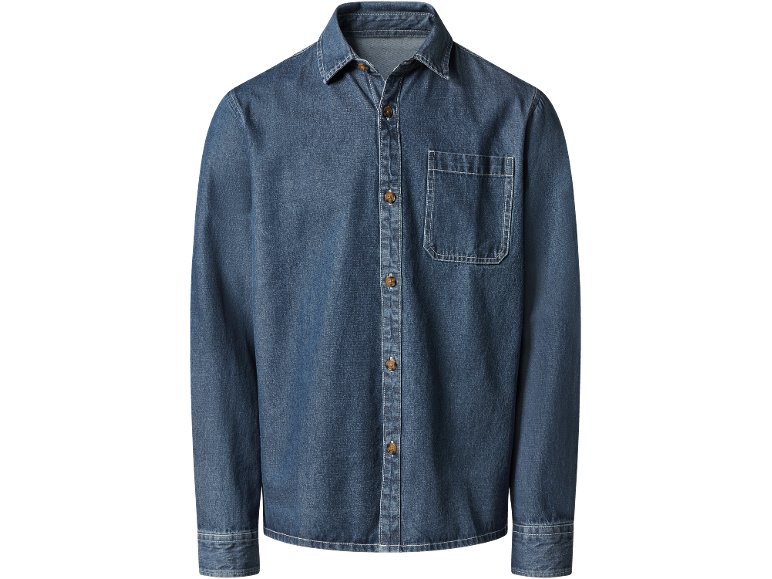 Camicia in jeans da uomo