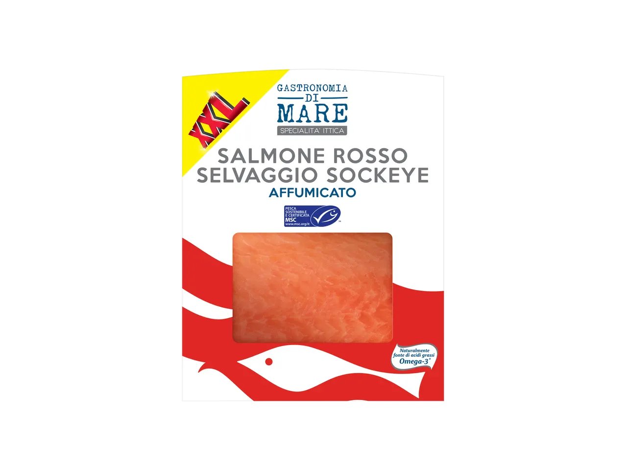 Salmone rosso affumicato