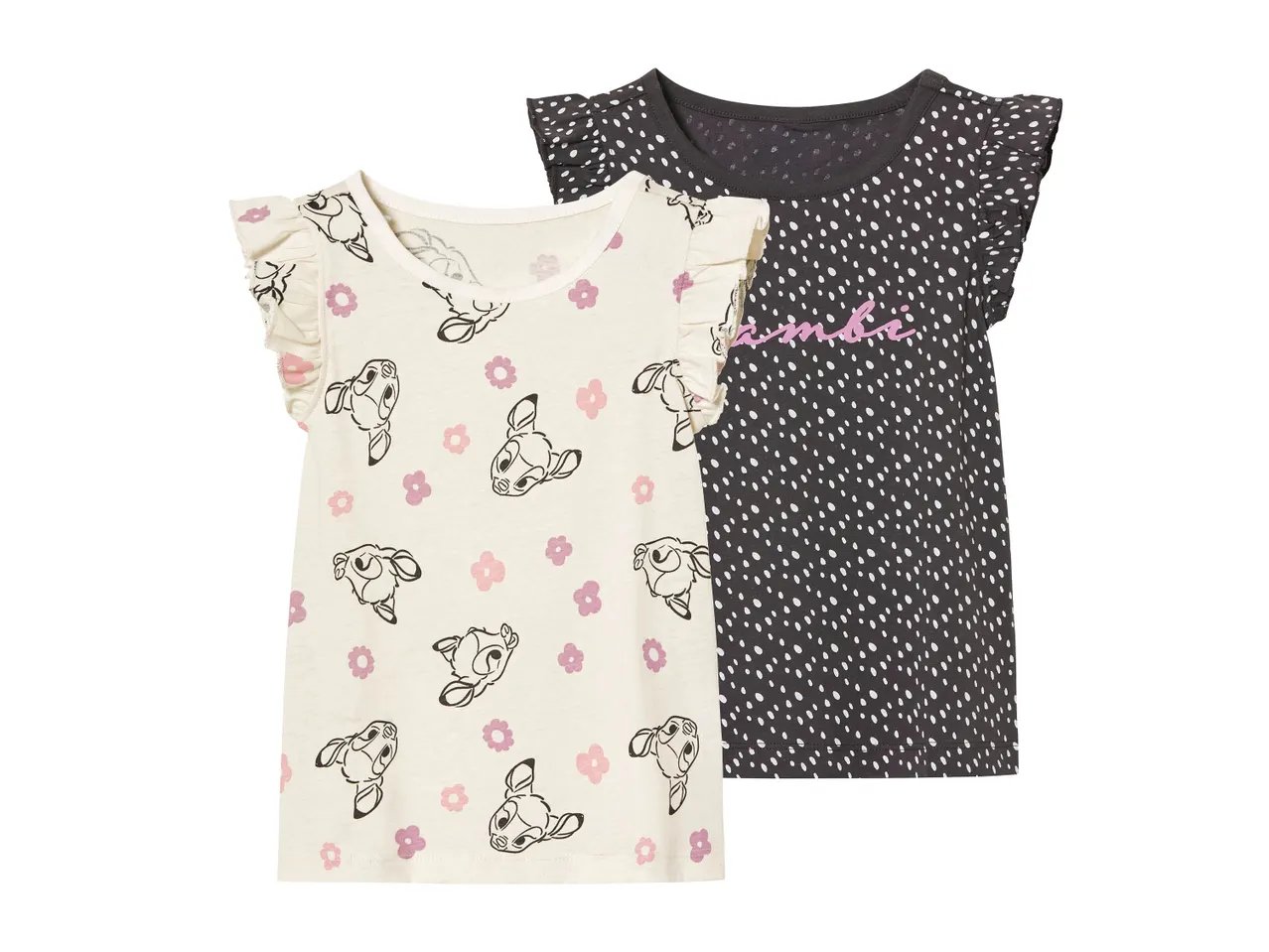 T-shirt da bambina, 2 pezzi “Disney”