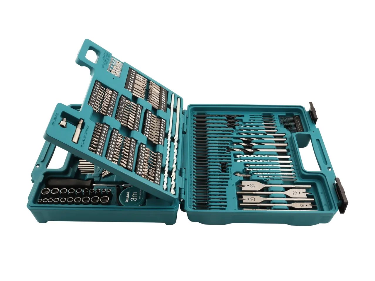 Set di punte per trapano e viti, 256 pezzi